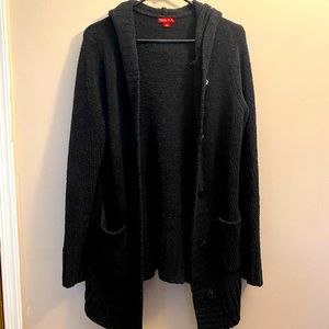 Large black Merona sweater jacket